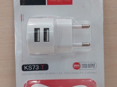 Koni strong KS73T 2USB 2.4A + cable T-C