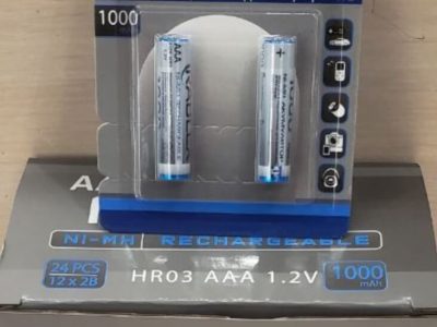 AAA 1000mAh(пара)