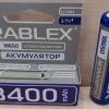 Акумул18650-3400mAh(захист від перегр)