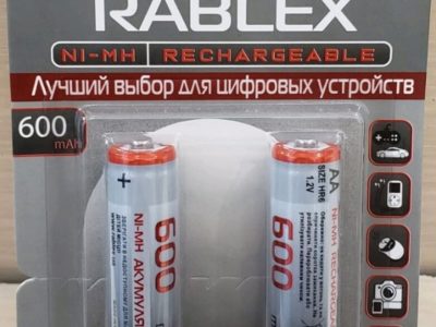 Rablex R6 600mAh(2шт)