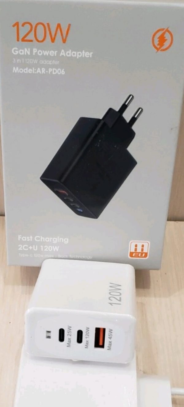 USB-2шт+T-C,120W