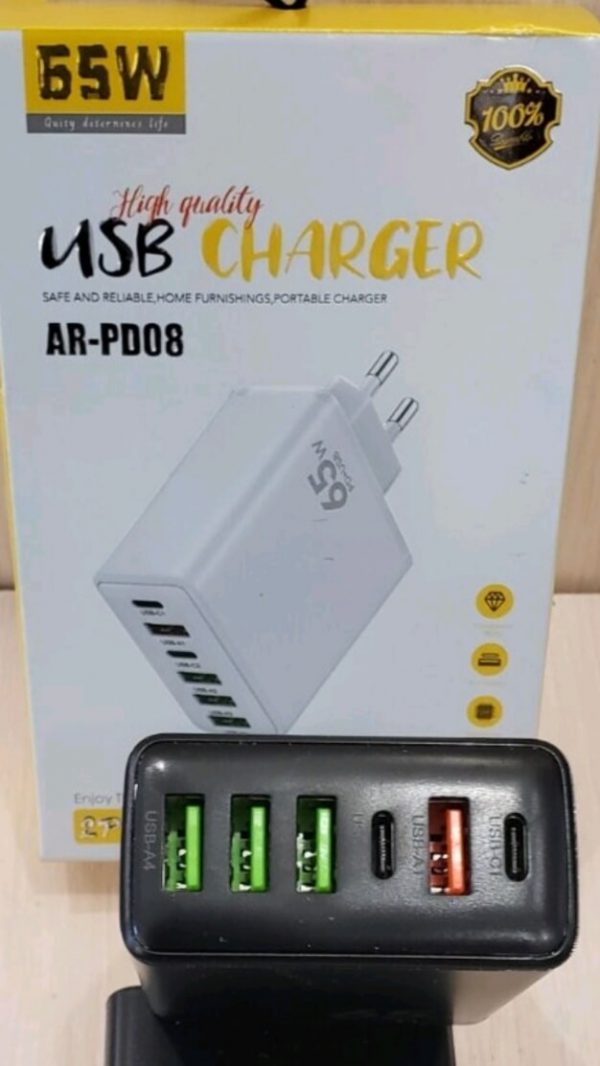 4USB+2T-C,65W